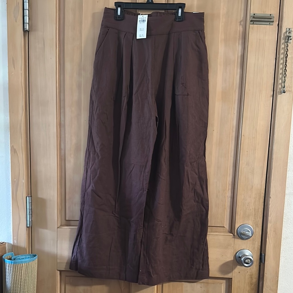 Abercrombie & Fitch Brown Wide Leg Pants
